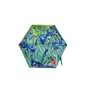 Van Gogh - Irises Umbrella with Travel Case (Mini )