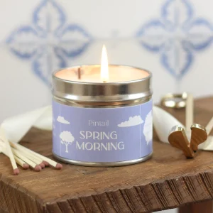 Spring Morning Classic Tin Candle by Pintail Candles